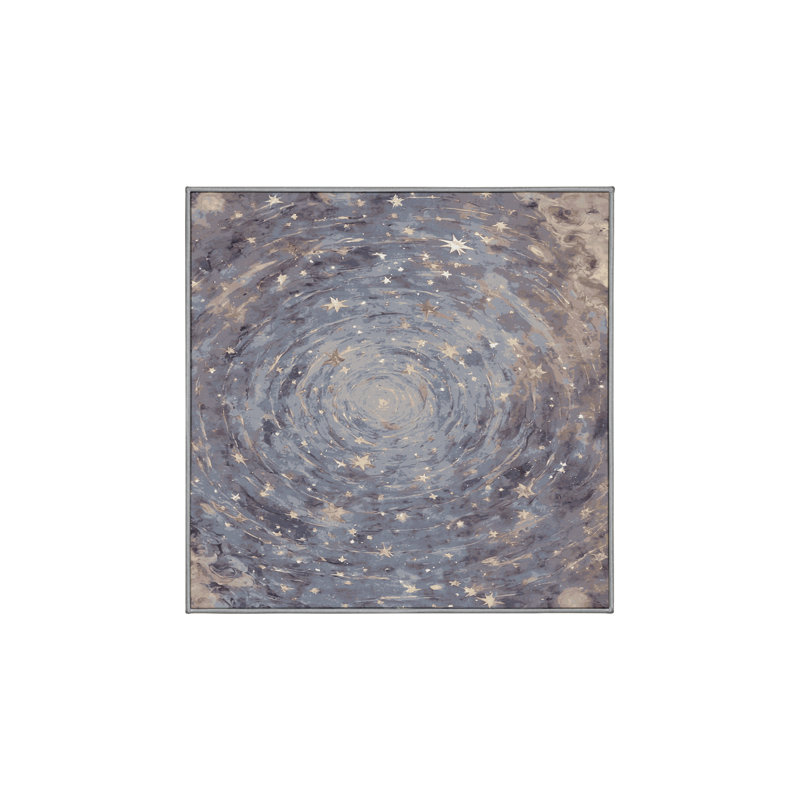 Tapis rose soyeux et moelleux, Carré 5 pi