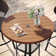 5-Piece Outdoor Bistro Set with Round Bar Table and Wicker Padded Swivel Bar Chairs