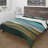 Watercolor Desert Storm Abstract Blue - Cottage Duvet Cover Set - Microfiber Polyester-38758265