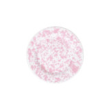 Splatter Flat Salad Plates, Black