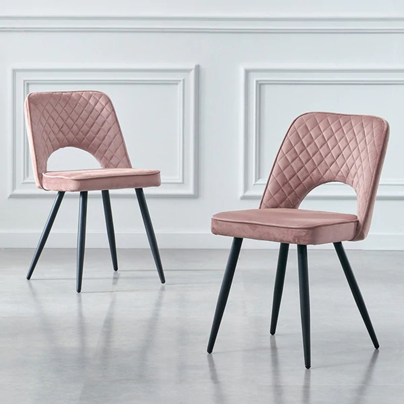 Paliwal PAIR METIS Dining Chair, Pink