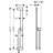 hansgrohe Pulsify E Wallbar, 24"-88298542