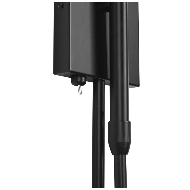 Lampe murale avec bras pivotant en acier à 2 lumières Breyanah