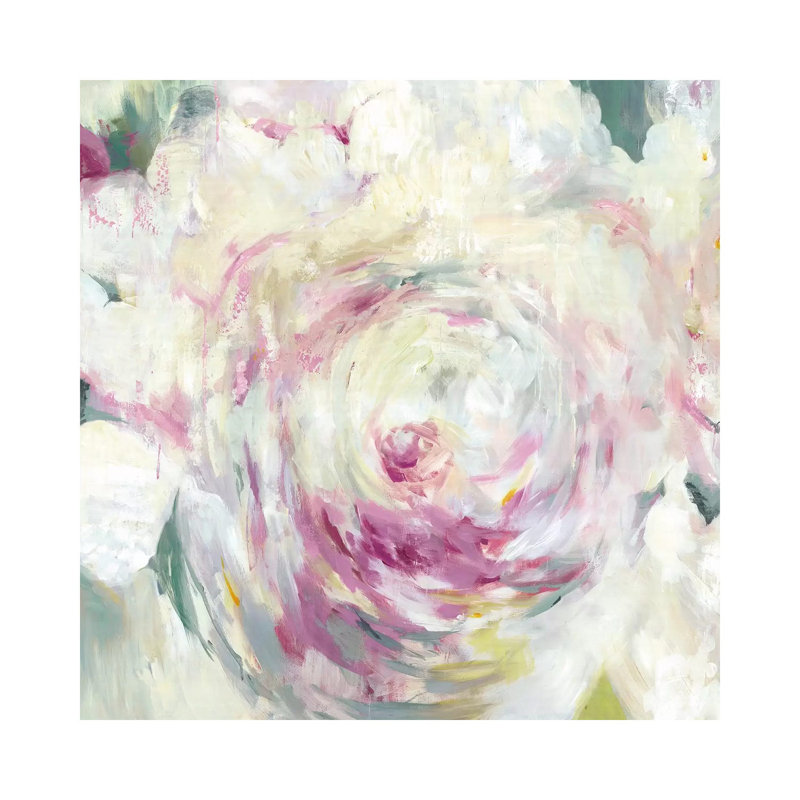 Shabby Peony I - Wrapped Canvas Painting, 30.48 cm H x 30.48 cm W