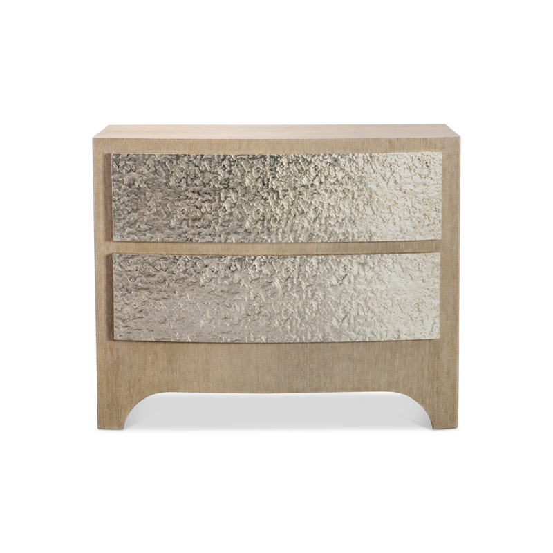 Konstance 2 - Drawer Solid Wood Nightstand