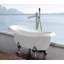 Bec de baignoire au sol avec douchette-93792143