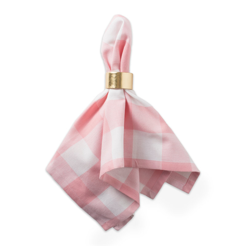 Ensemble de serviettes en coton 6 pièces Mya-Rose, Rose
