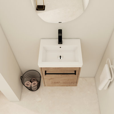 Meuble-lavabo flottant 18 po Modern
