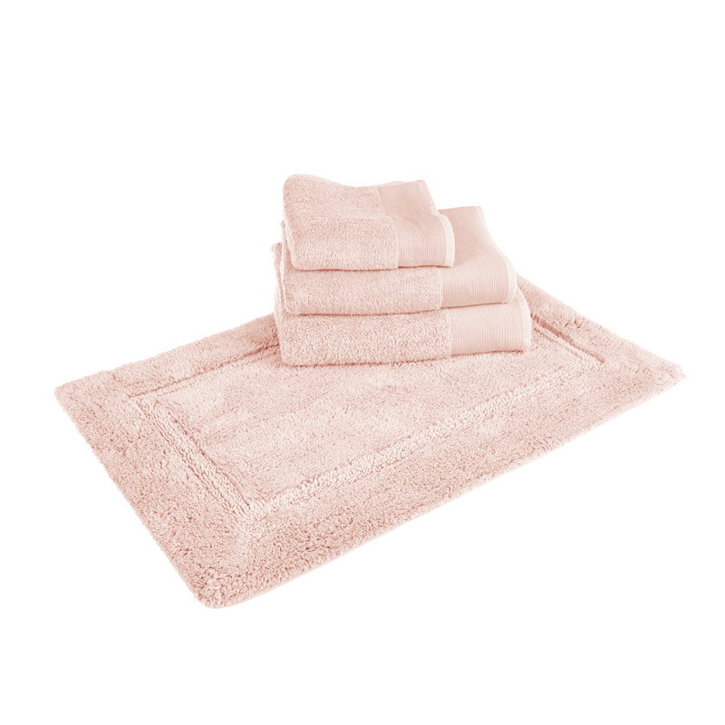 Wahlen Luxury Bamboo Non Slip Bath Mat, Blush