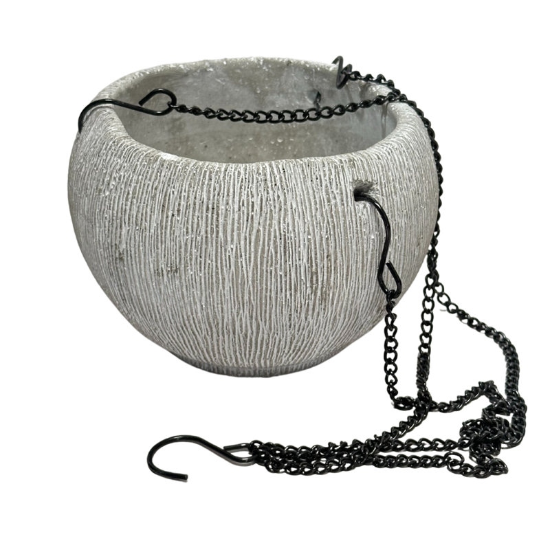 Pot de fleurs en céramique de 5 po, pot de fleurs en céramique, plante décorative pour la maison, gris