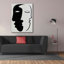 «Paun Face to Face» par Design Fabrikken, reproduction sur toile tendue-543148253