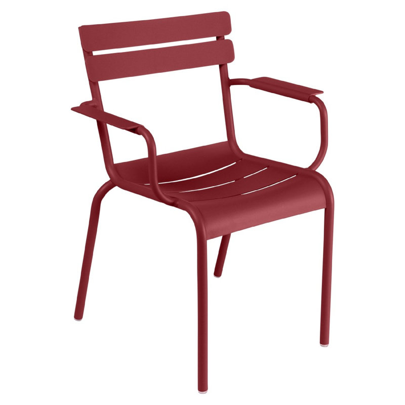 Luxembourg Outdoor Dining Armchair, Chili Red