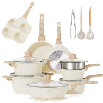 18 - Piece Non-Stick Aluminum Cookware Set