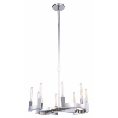 Donnell 8 - Light Dimmable Geometric Chandelier