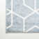 Tapis bleu clair / blanc Mashawna
