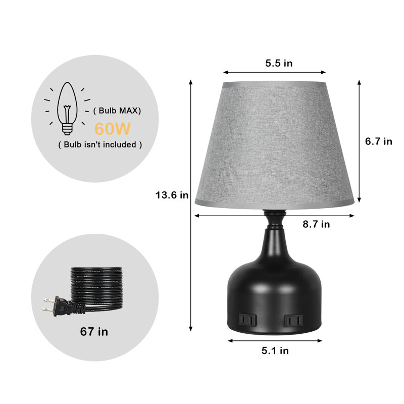 Abdarahman Metal Table Lamp