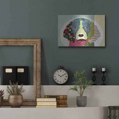 Lark Manor™ 'Beagle Dog III' by Lanre Adefioye, Metal Wall Art
