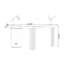 Bureau blanc en bois manufacturé Freeform-120331492