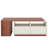 Extendable Coffee Table, Center Table with 2 Drawers and Reversible Tabletop