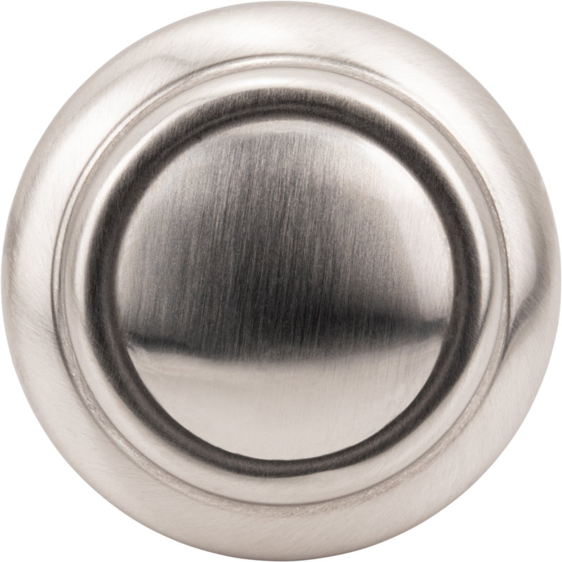 Cala 1 5/8" Diameter Round Knob, Brushed Satin Nickel
