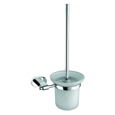 Brosse de toilette murale et porte-13.81 po h