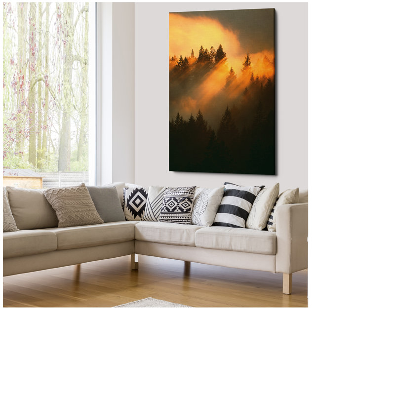 «Morning Amber», reproduction de photo sur toile tendue, H 18 po x l 12 po x P 1,5 po