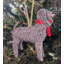 Ornement de Noël tricoté à la main Weimaraner Dog