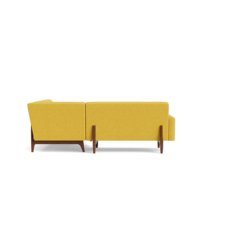Tyler Sectional With Bumper (95" X 95"), Performance Weave - Natural, Right Hand Facing