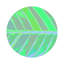 Sous-verres ronds en cuir Tropical-119015383