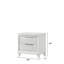 Table de chevet - Blanc