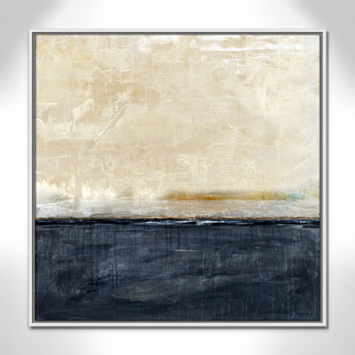 Better Days Navy Print by Denise Brown