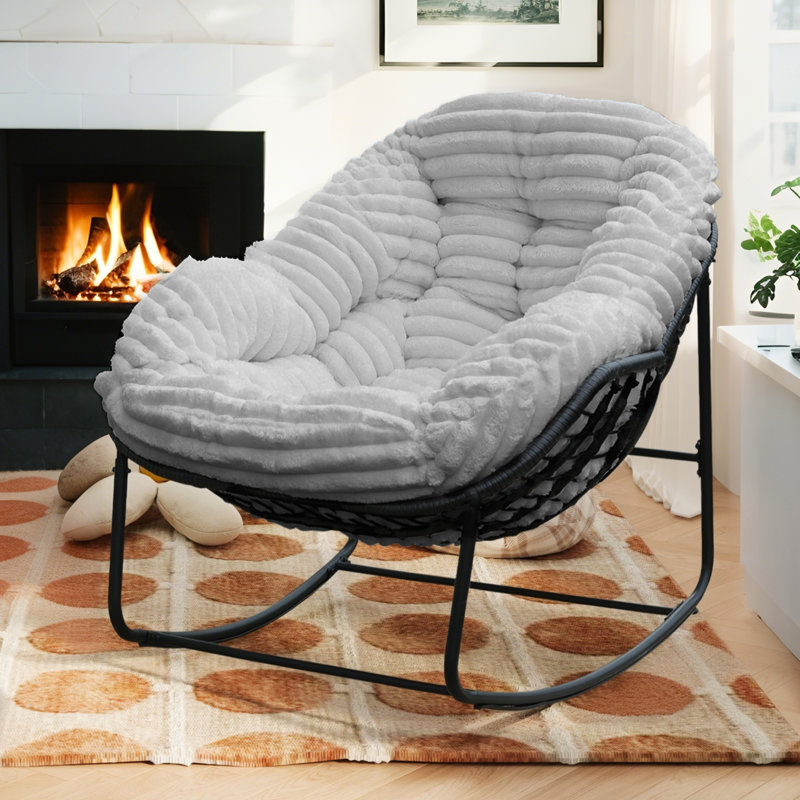 Chaises berçantes, Gris clair