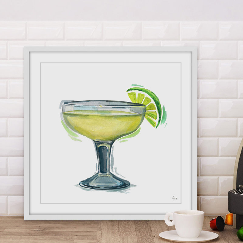 «Margarita Citron» par Eyre Tarney - reproduction de cadre photo, H 12 po x l 12 po x P 1,5 po