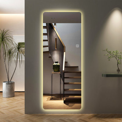 Miroir pleine grandeur avec lumières