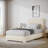 Boucle Upholstered Bed Frame  Soft Rounded Corners Headboard Low Profile Bed Frame No Box Spring Needed-1168086045-1168086113