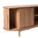 Dragelin Modern Reeded TV Stand with Open Storage