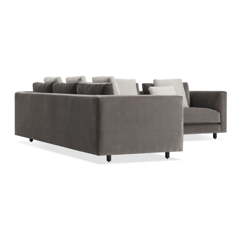Hands Down Sectional, Right Hand Facing, Tofte Navy, Tofte Navy Polyester Blend