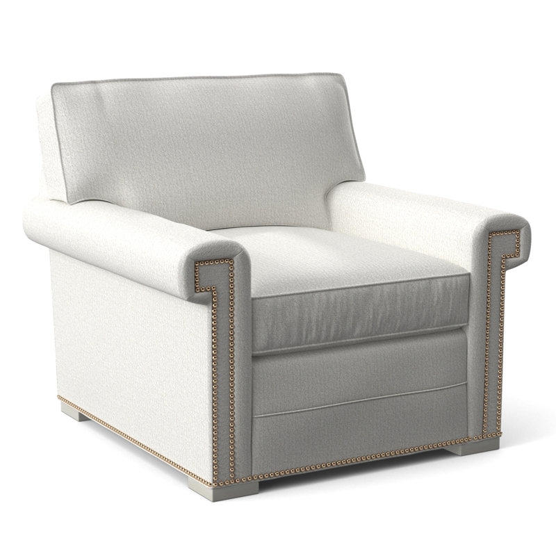 Fauteuil 36 po Davidson, Oui, Neige Tommy, Gris tourterelle