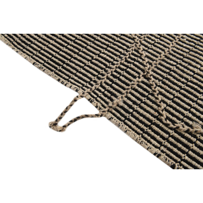 Tapis noir 10 x 14 Pastrana