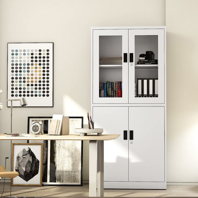 2 - Shelf Storage Cabinet by Latitude Run