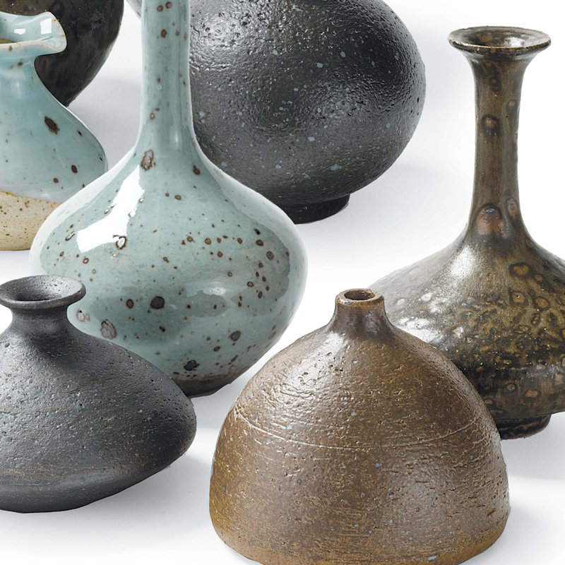 8 Piece Porcelain Bud Vases