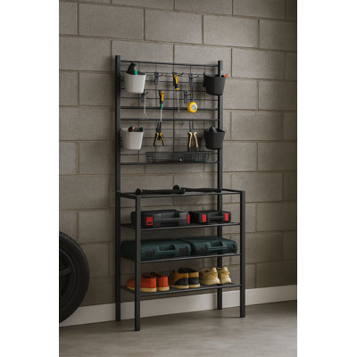 Margette 30.5'' W Metal Shelving Unit