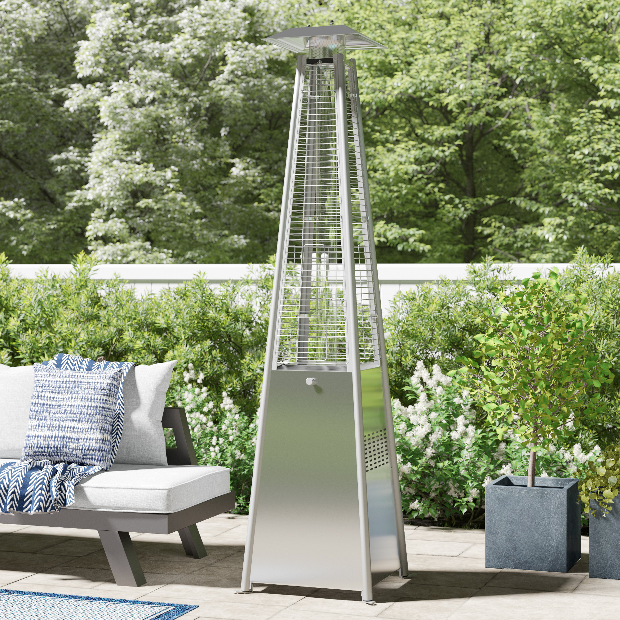 Belfry Heating Saundra Propane Patio Standing Heater u0026 Reviews |  Wayfair.co.uk