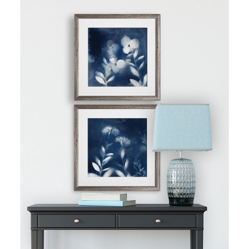 " Nature " 2 - Pieces, Brown Framed