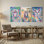 Animaux, ensemble de 3 reproductions d'art sur toile