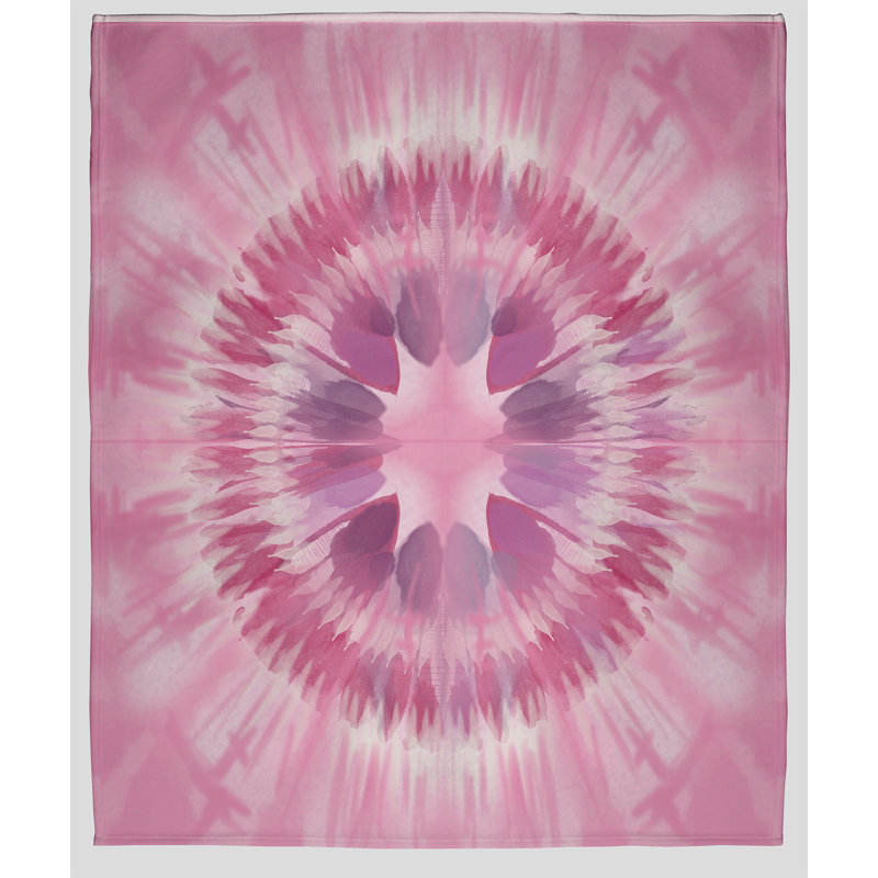 Jeté polaire Funky Junky, L 60 po x L 80 po, 1.95, Rose