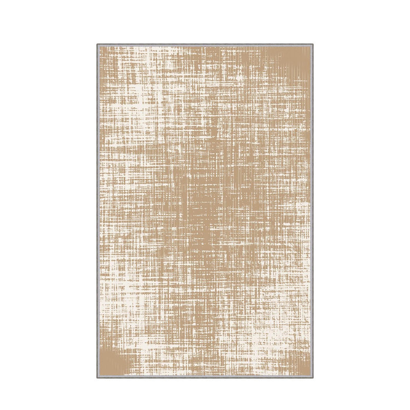 Stylish Hall Carpet (3.3 x 6.6 ft), 100% Polyester, 0.3 in Pile Height | Antibacterial, Non-Slip PVC Felt Dot Underside | Machine Washable, 3D Digital Print, Durable & Easy to Clean | Perfect for Entryway & Living Areas