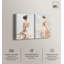 "Dreamscape Glam Art", ensemble de 2 impressions sur toile par -1847979203-1847979210-1847979212