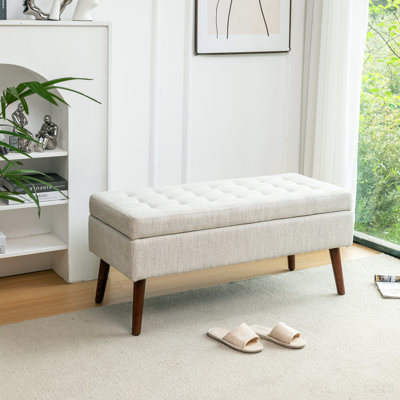 Banc de rangement avec banc de rangement pour chambre à coucher