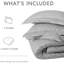 Noso Premium Hotel Quality Satin Stripe Duvet Cover Set with Pillowcases-955622306-955622307